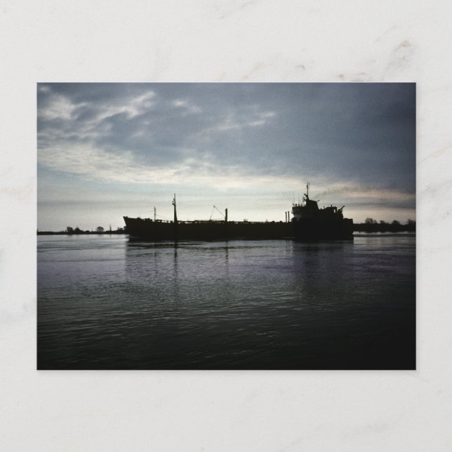 Sail into the Night Postcard (Front)