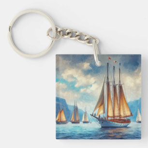 Sail Key Ring