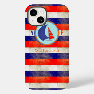 Sail Marine Stripes Case-Mate iPhone 14 Case