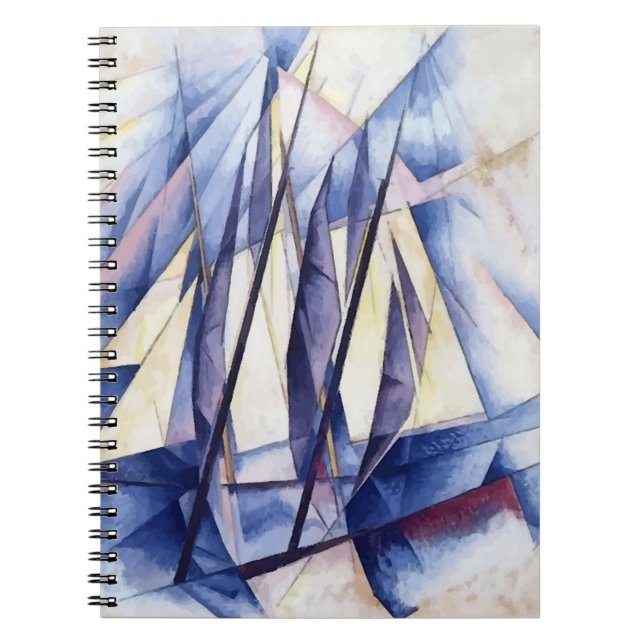 Sail Movements Spiral Notebook (Front)
