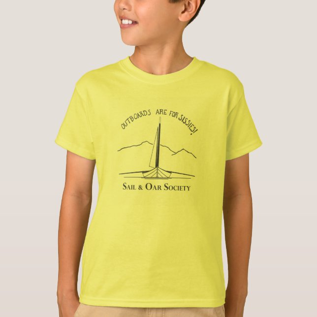 Sail & Oar t-shirt for kids (Front)