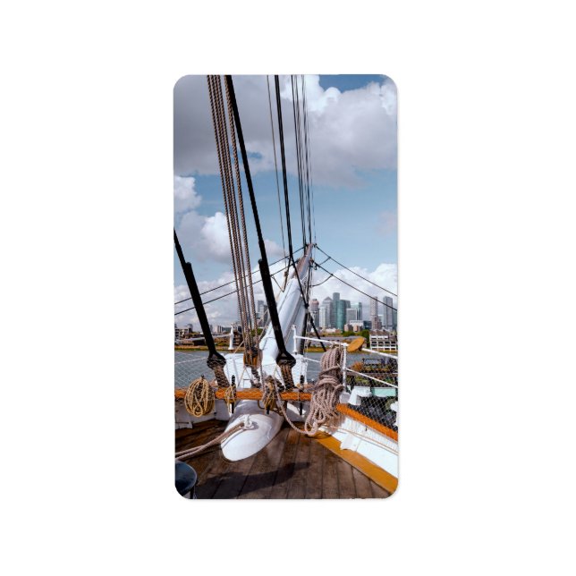 Sail Ship Label (Front)