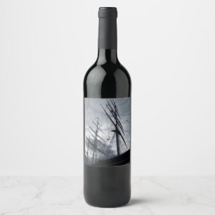 Sail Ship Wine Label