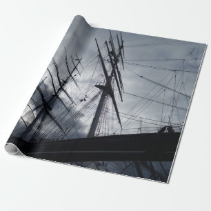 Sail Ship Wrapping Paper