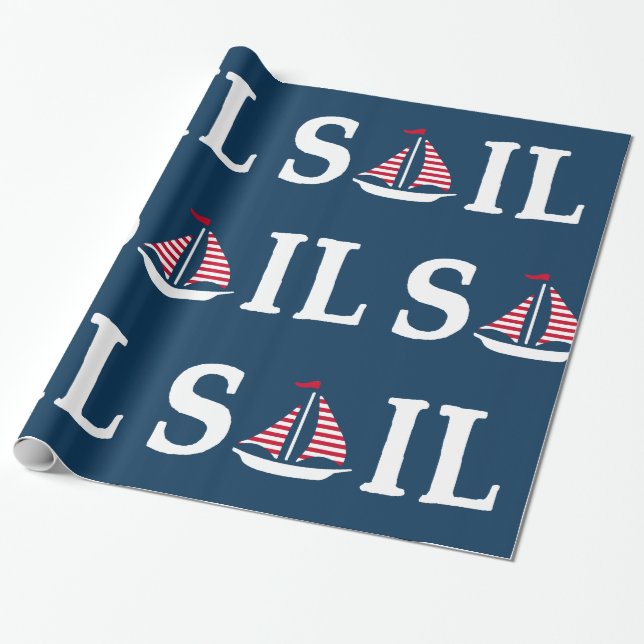 Sail Wrapping Paper (Unrolled)