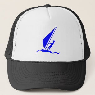 Sailboarding - Blue Trucker Hat