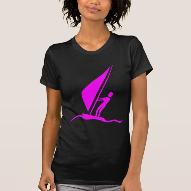 Sailboarding - Magenta T-Shirt (Front)
