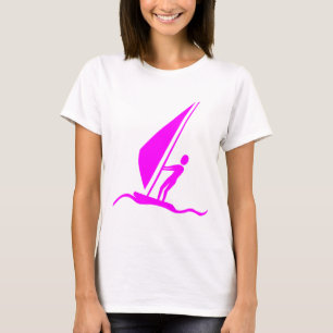 Sailboarding - Magenta T-Shirt