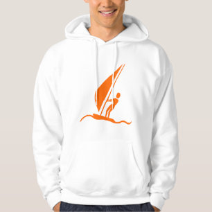 Sailboarding - Orange Hoodie