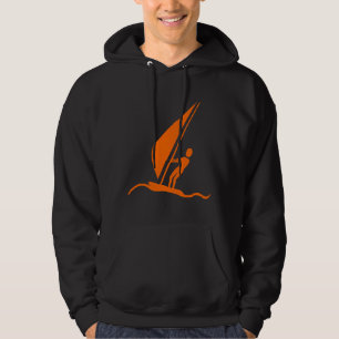 Sailboarding - Orange Hoodie