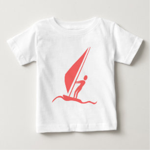 Sailboarding - Tropical Pink Baby T-Shirt