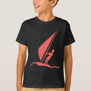 Sailboarding - Tropical Pink T-Shirt