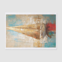 Sailboat #2 Decoupage Tissue Paper