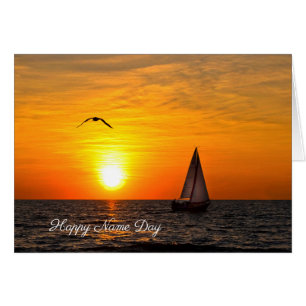 Sailboat and Sunset Name Day