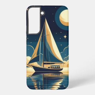 Sailboat at night samsung galaxy case