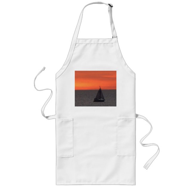 Sailboat at Sparkling Sea Apron (Front)