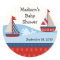 Sailboat Baby Shower Sticker
