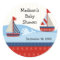 Sailboat Baby Shower Sticker