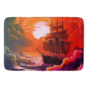 Sailboat Bath Mat