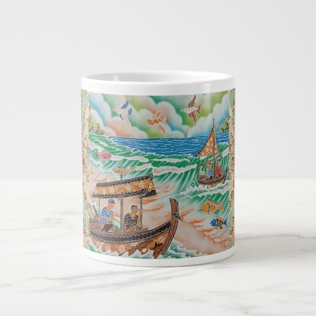 Sailboat Batik Serenade , Speciality Mug (Front)