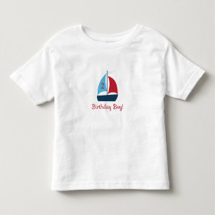 Sailboat Birthday Boy T-Shirt
