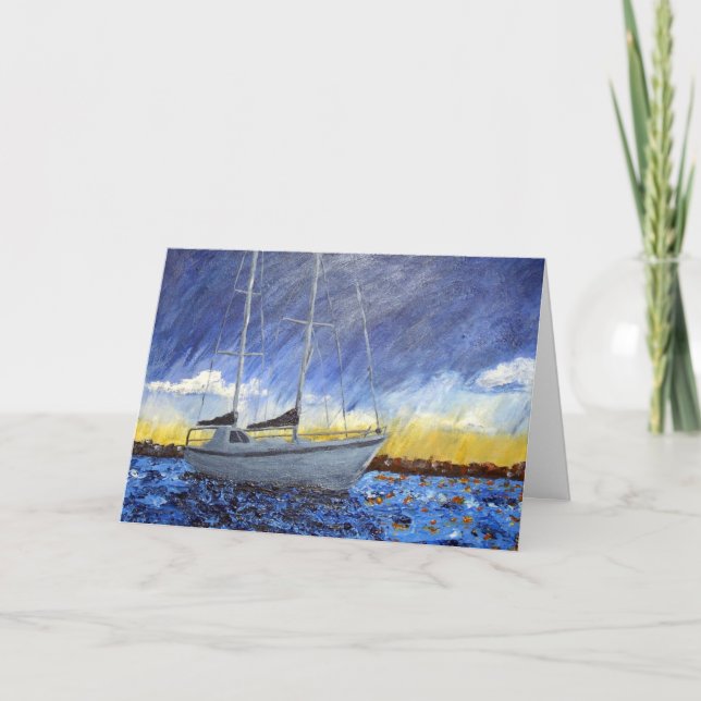 Sailboat Birthday Card (Front)