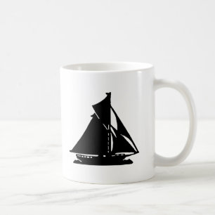 Sailboat Black lg-transp Vero Beach The MUSEUM Zaz Coffee Mug