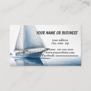 Sailboat Business Card