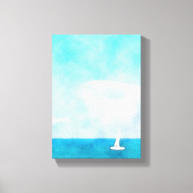 Sailboat Canvas Print (Front)