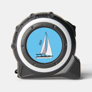Sailboat cartoon illustration 1