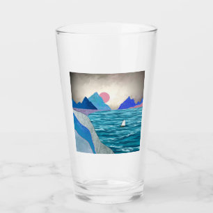 Sailboat Cove Landscape Glass