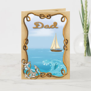 Sailboat Father's Day Greeting Card