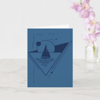 Sailboat greeting card