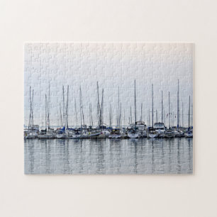 Sailboat Harbour Reflection - Bayfield, WI - 11x14 Jigsaw Puzzle