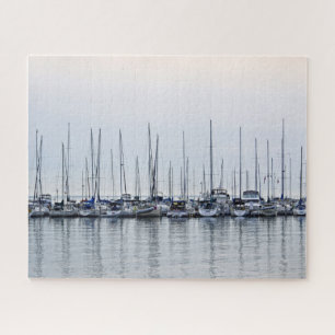 Sailboat Harbour Reflection - Bayfield, WI - 16x20 Jigsaw Puzzle