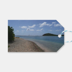 Sailboat in the Distance at St. Thomas Gift Tags