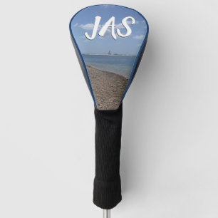 Sailboat in the Distance at St. Thomas Golf Head Cover