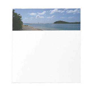 Sailboat in the Distance at St. Thomas Notepad