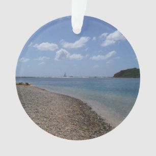 Sailboat in the Distance at St. Thomas Ornament