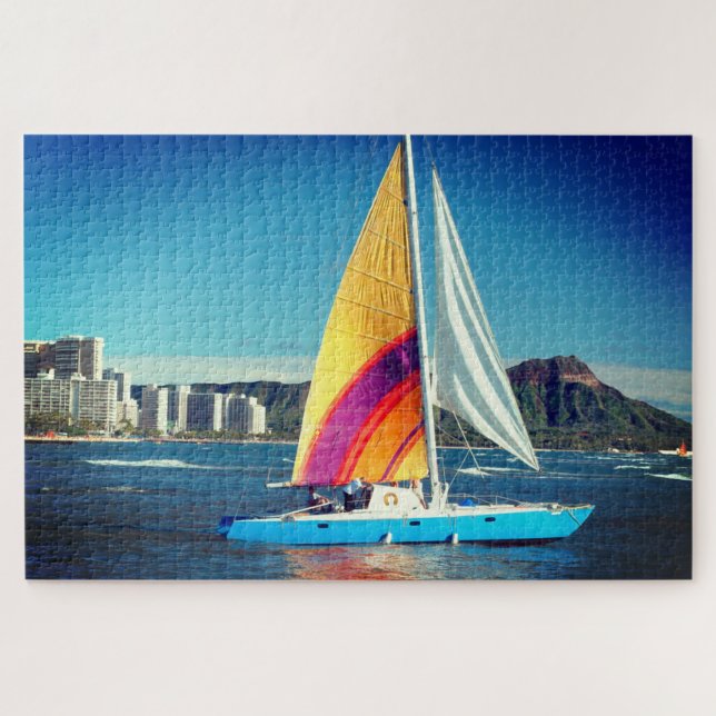 Sailboat Jigsaw Puzzle (Horizontal)