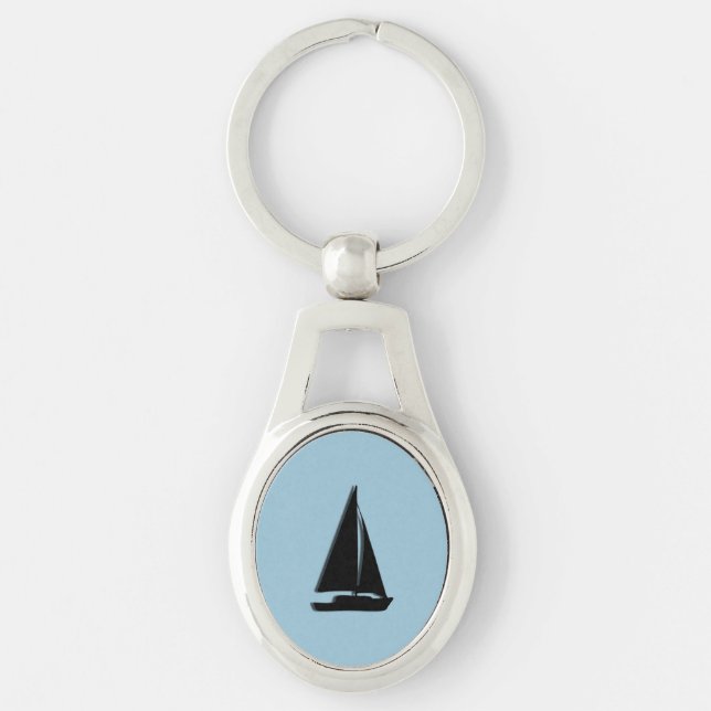 Sailboat Key Ring (Front)