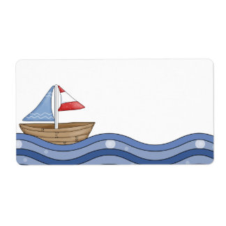 Sailboat Label