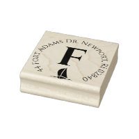 Sailboat Monogram Return Address