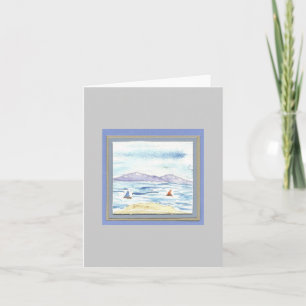 Sailboat note card