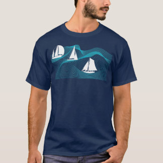 Sailboat Ocean Hobby Sailing T-Shirt