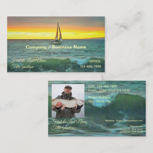 Sailboat on Banderas Bay 0884 Business Card (Front/Back)