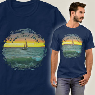 Sailboat on Banderas Bay 0884 T-Shirt