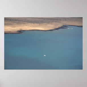Sailboat on Blue Sea – Landscape Photography Print
