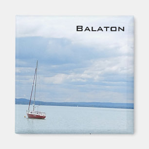 Sailboat on the lake Balaton Magnet