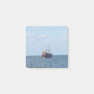 Sailboat on the Sea Coastal Post it Notes